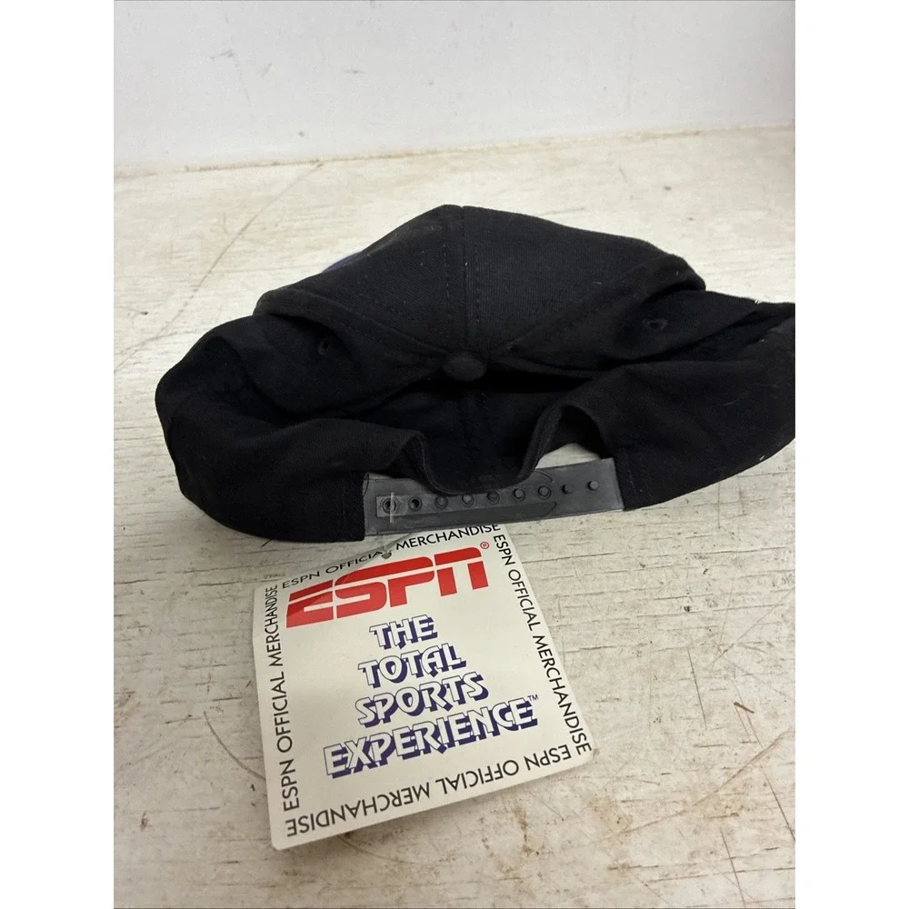 NWT Official ESPN NFL Logo Sunday Night Cap Hat Strapback Black Purple Football